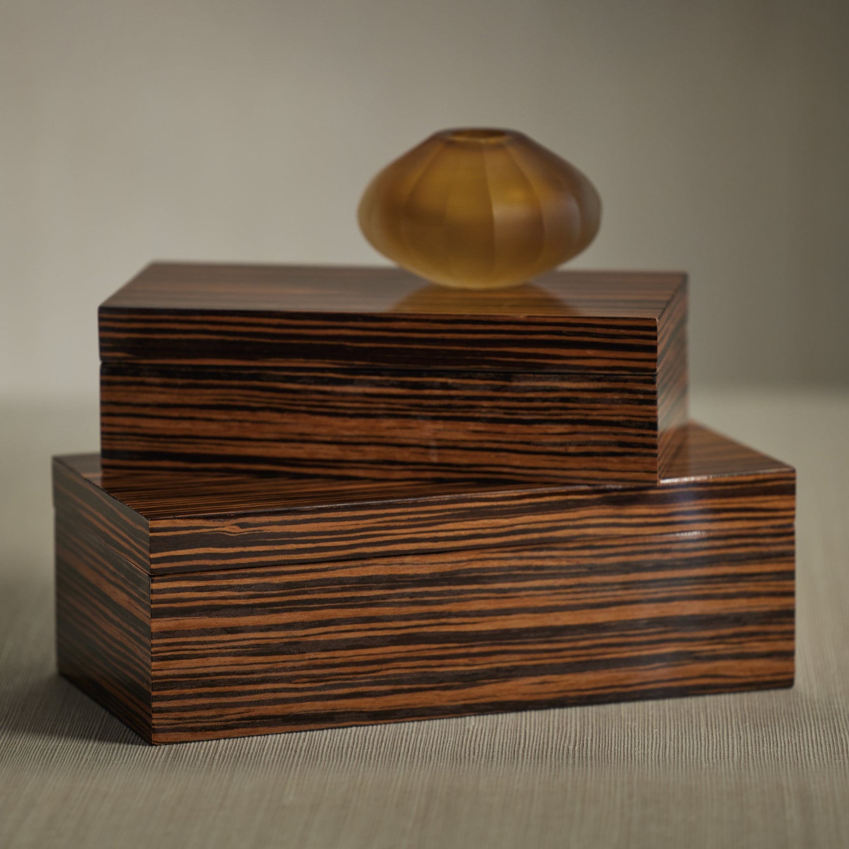 Handcrafted Bambara Ebony Wood Box