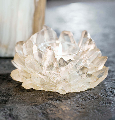 Elegant Glass Votive Candle Holder