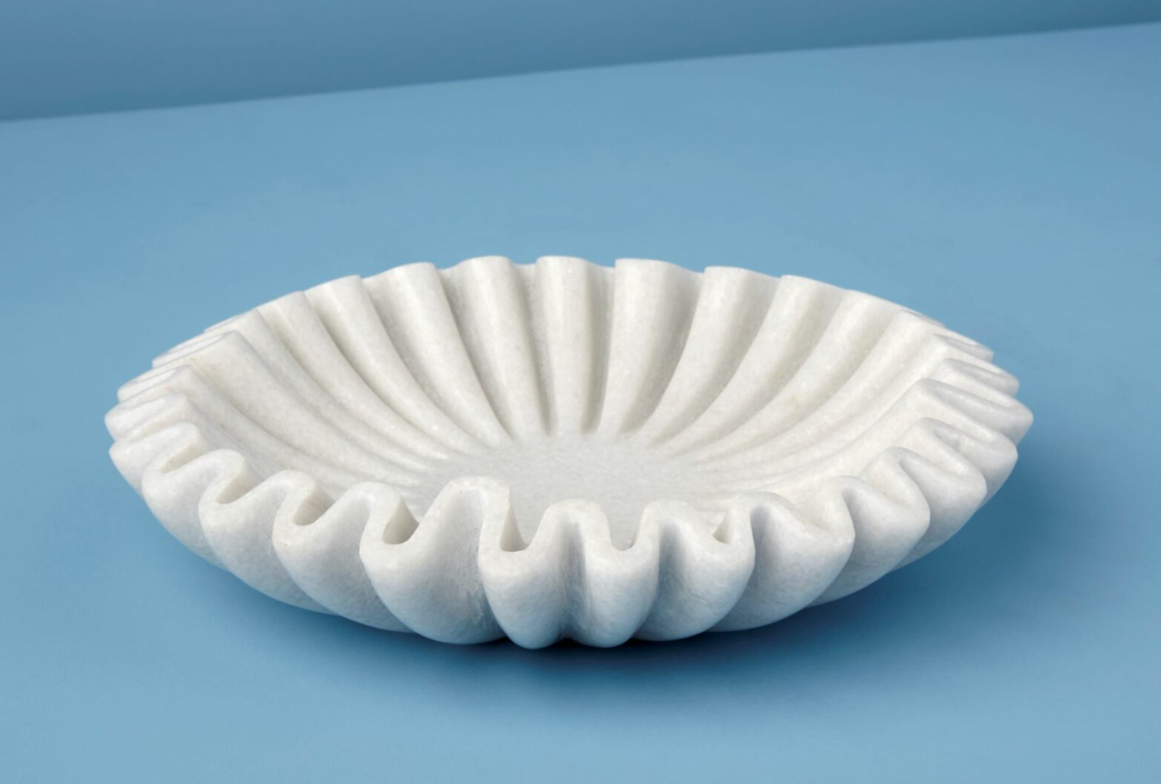 Medium Marble Wave Bowl – Modern Serving Dish