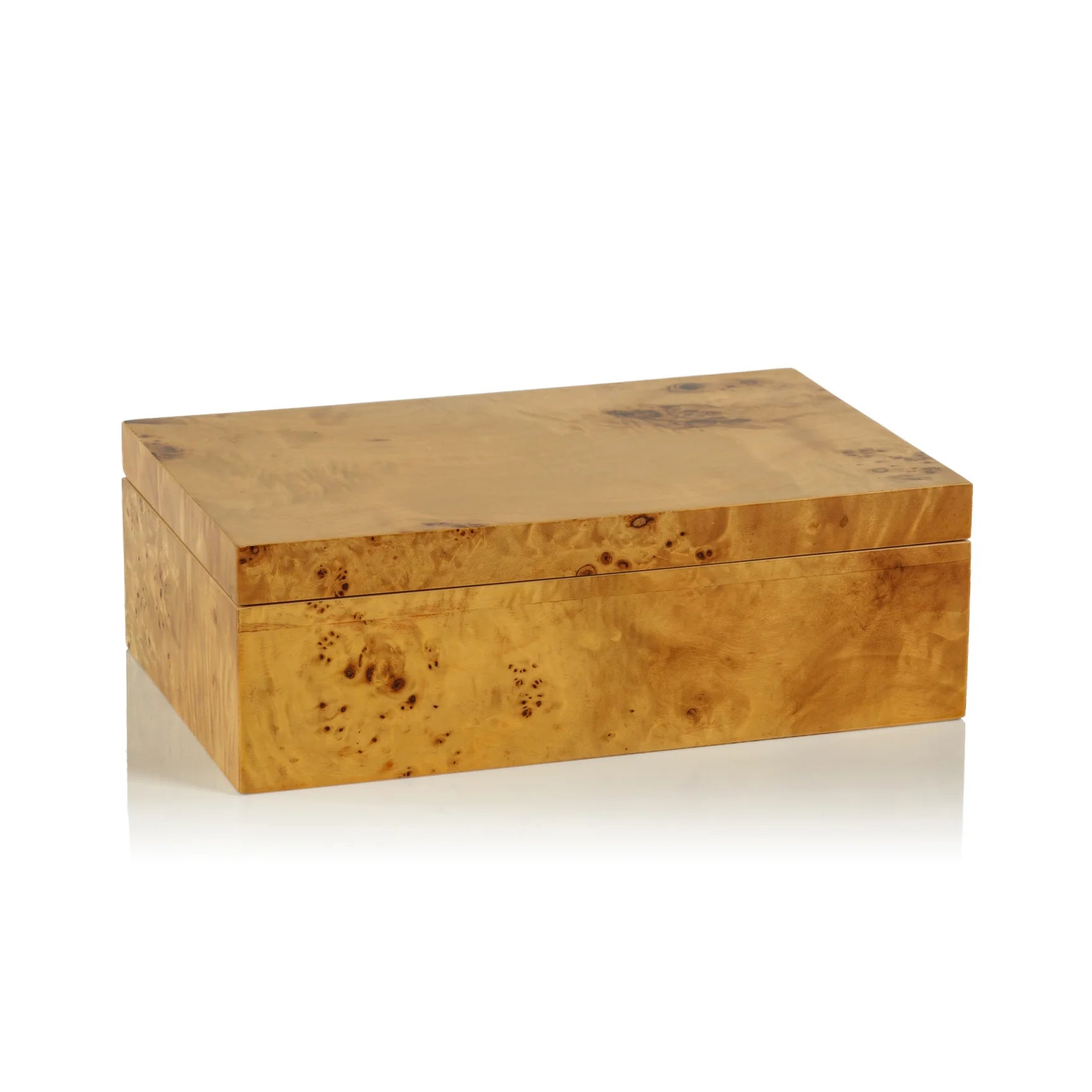 Large Burl Wood Design Box by Leiden