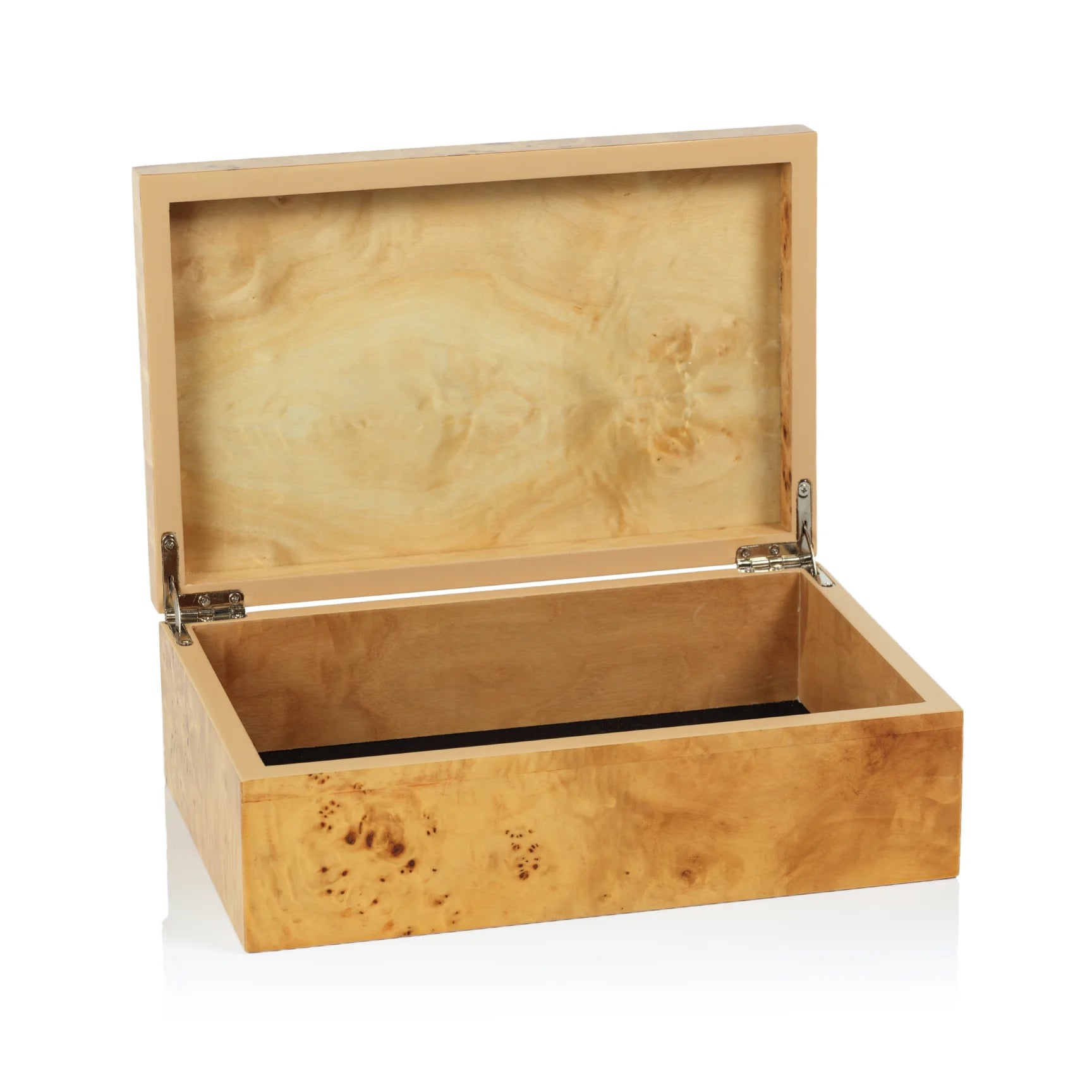 Large Burl Wood Design Box by Leiden