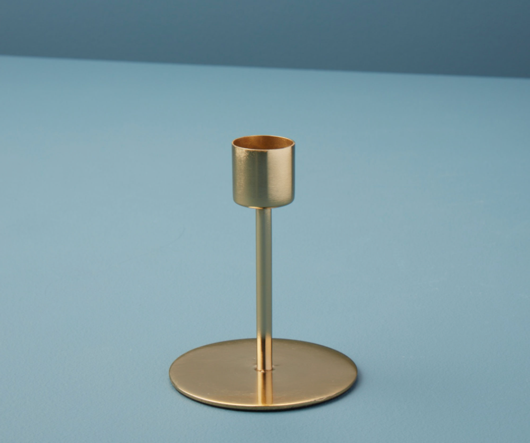 Gold Kane Candlestick - Medium Size for Elegant Décor