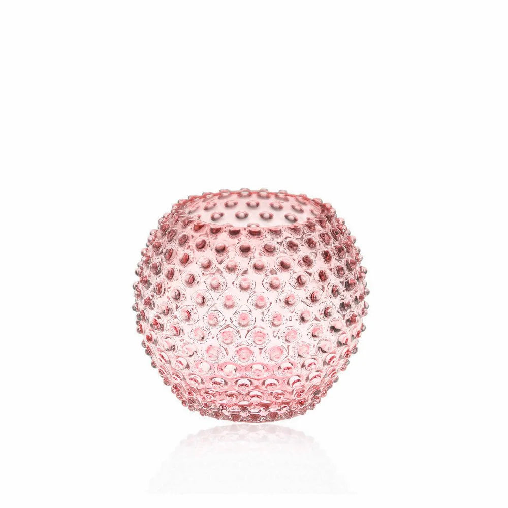 Hobnail Glass Vase for Floral Arrangements