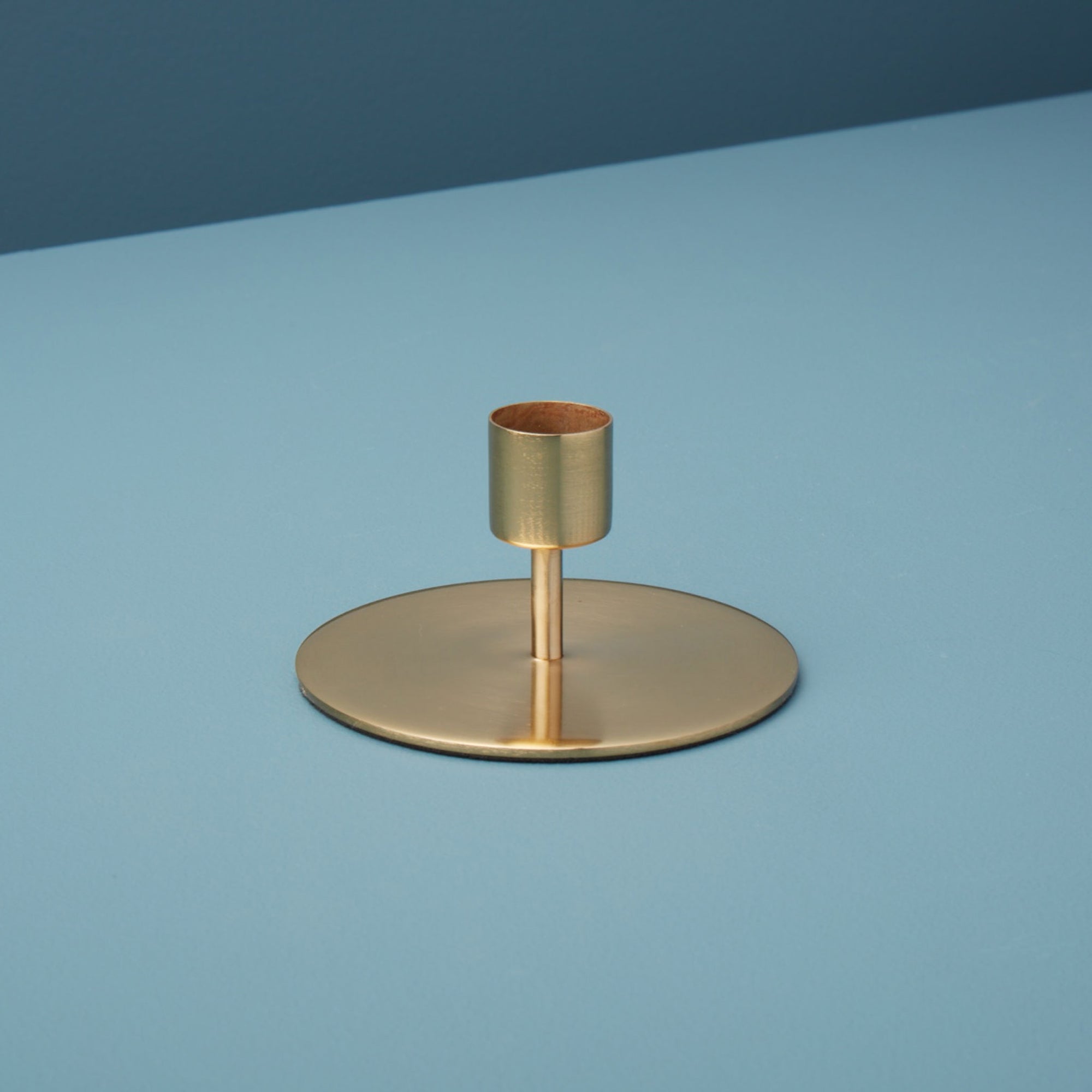 Elegant Kane Gold Small Candlestick for Home Decor