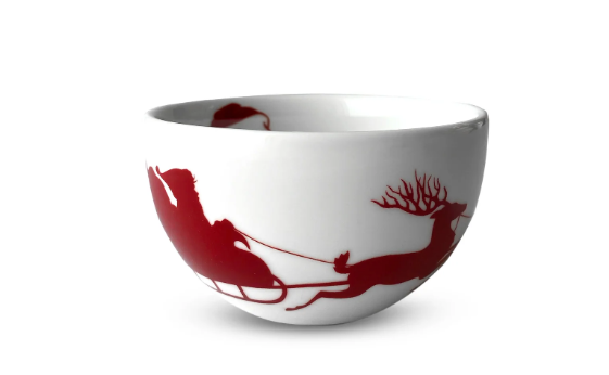 Festive Santa Snack Bowls for Holiday Treats