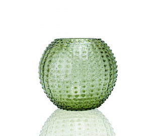 Vintage Hobnail Glass Globe Decor