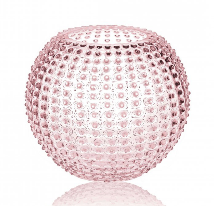 Vintage Hobnail Glass Globe Decor