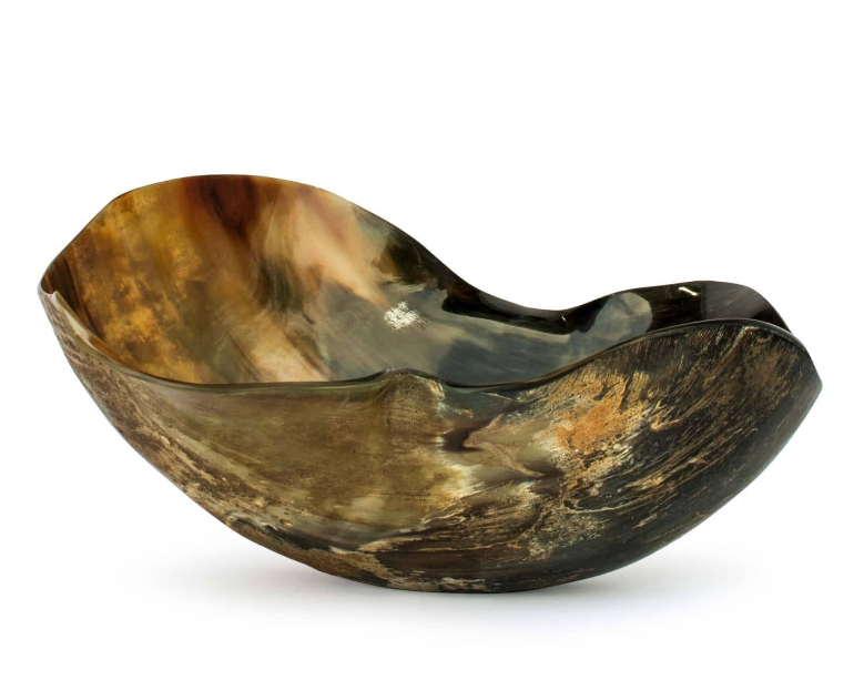 Horn Bowl for Serving & Decor