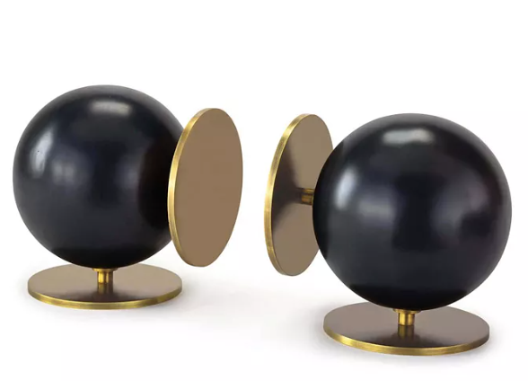 Stylish Jen Bookends - Set of 2 for Shelves