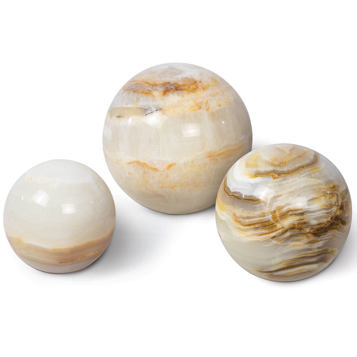 Jade Sphere Decor Set - 3-Piece
