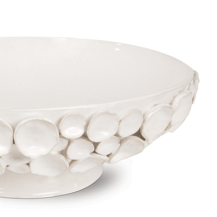 Handcrafted St. Lucia Ceramic Serving Bowl