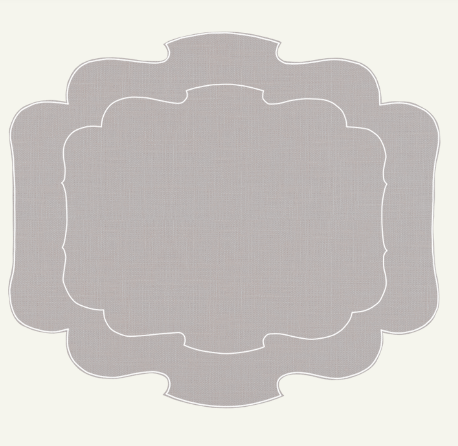 Wipeable Linen Placemat for Dining