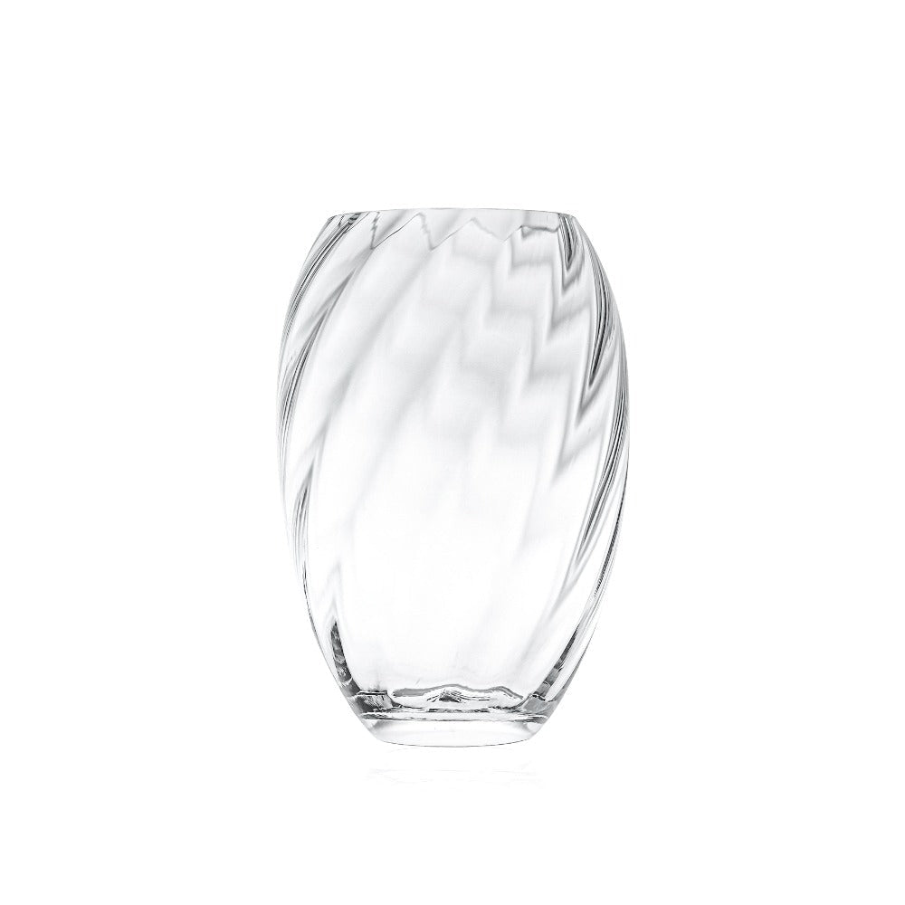 Marika Tall Crystal Vase for Elegant Decor