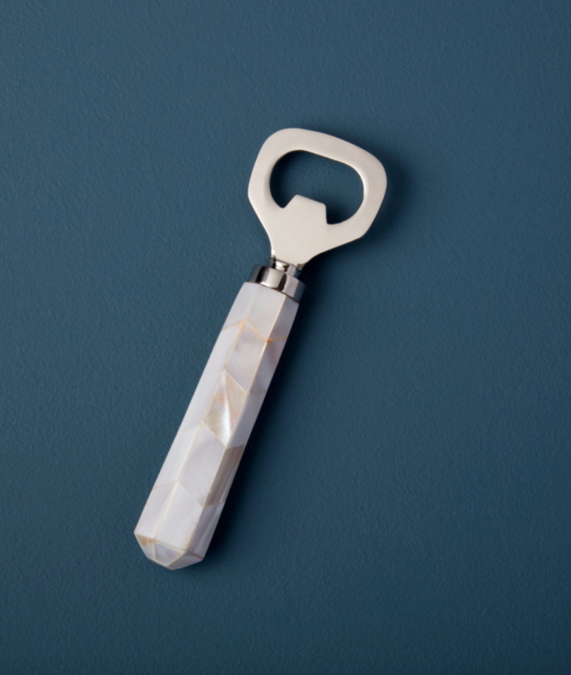 Handcrafted Shell Mosaic Bottle Opener