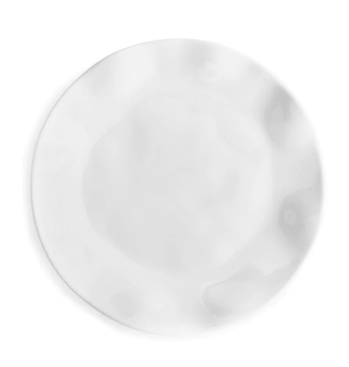 Stylish Melamine Salad Plate with Ruffle Edge